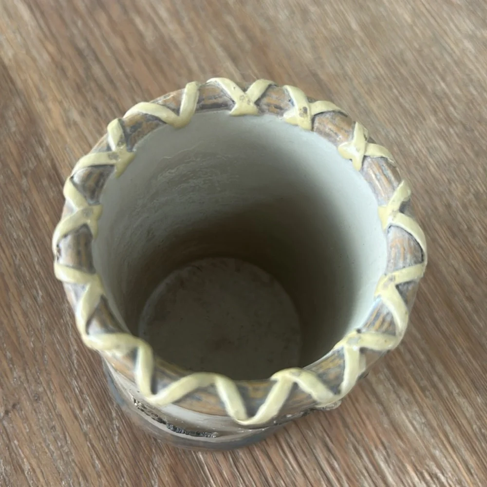 Deer antler toothbrush plate with cup holder and cup/candle holder